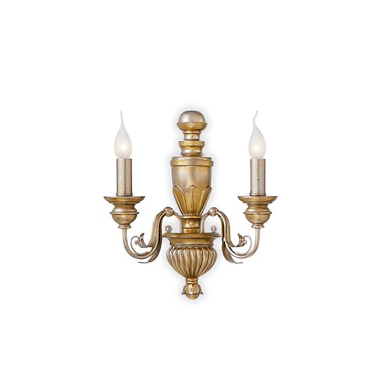 IDEAL LUX zidna lampa FIRENZE AP2 ORO ANTICO - 20846