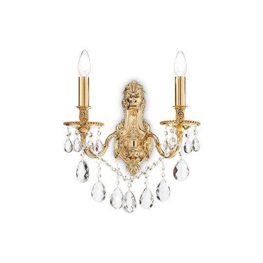 IDEAL LUX zidna lampa GIOCONDA AP2 ORO - 60491