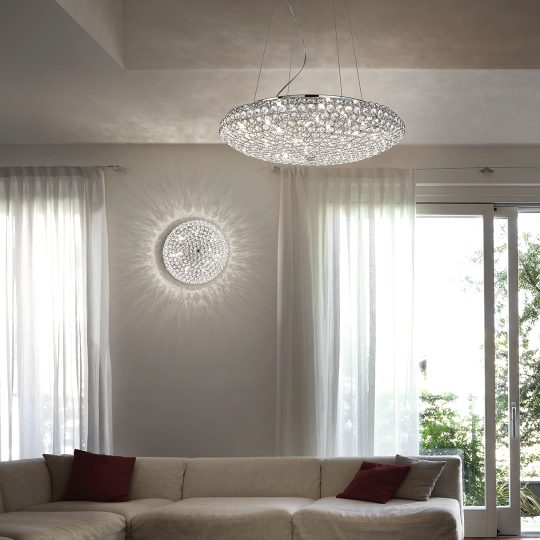 IDEAL LUX plafonjera KING PL3 CROMO - 75389