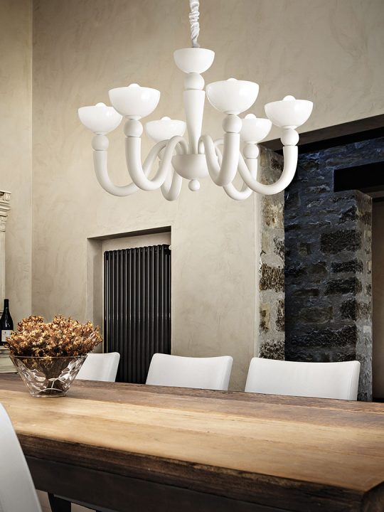 IDEAL LUX luster BON BON SP6 BIANCO - 93994