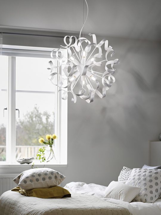 IDEAL LUX luster VORTEX SP6 ARGENTO - 101613