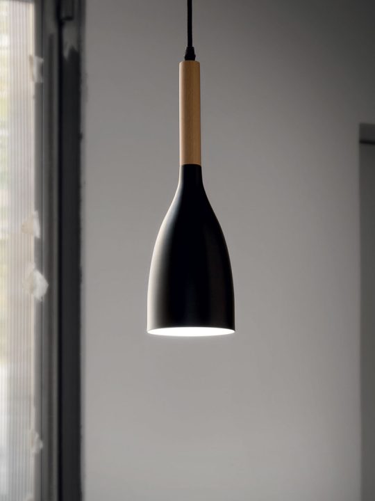 IDEAL LUX luster MANHATTAN SP1 NERO - 110752