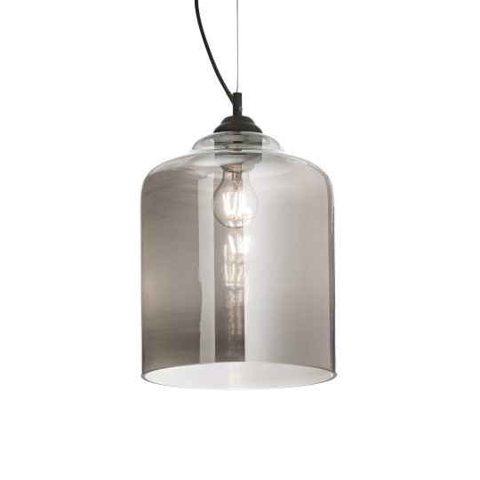 IDEAL LUX luster BISTRO' SP1 SQUARE FUME' - 112312