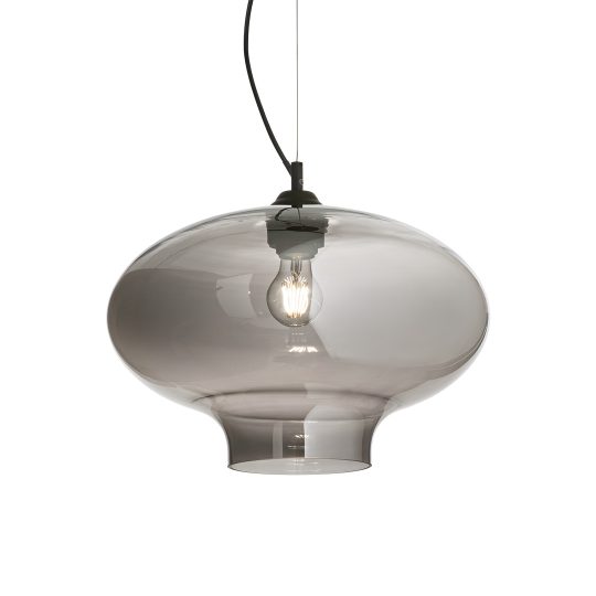 IDEAL LUX luster BISTRO' SP1 ROUND FUME' - 120904