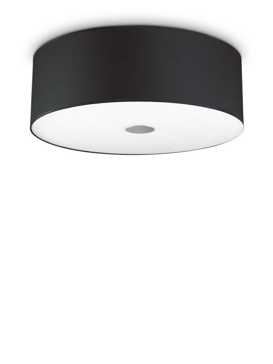 IDEAL LUX plafonjera WOODY PL5 NERO - 122212