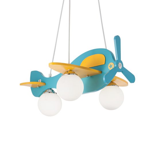 IDEAL LUX luster AVION SP3 AZZURRO - 136325