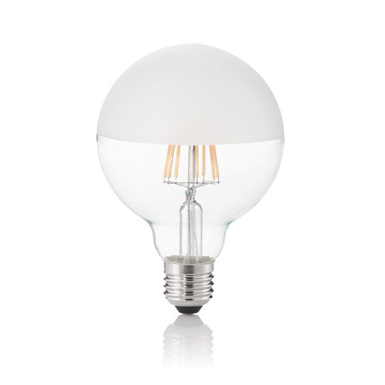 IDEAL LUX sijalica E27 GLOBO D095 08W 3000K CRI80 SATIN MEZZA - 157597