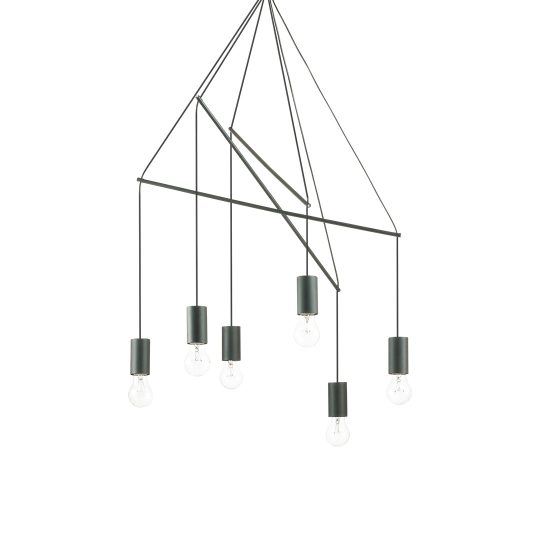 IDEAL LUX luster POP SP6 NERO - 158815