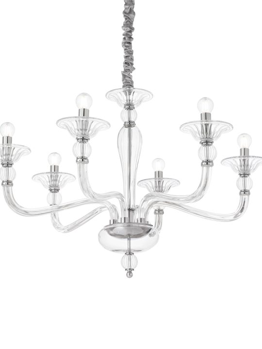 IDEAL LUX luster DANIELI SP6 TRASPARENTE - 159959