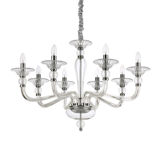 IDEAL LUX luster DANIELI SP8 TRASPARENTE - 159980