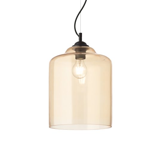 IDEAL LUX luster BISTRO' SP1 SQUARE AMBRA - 163789