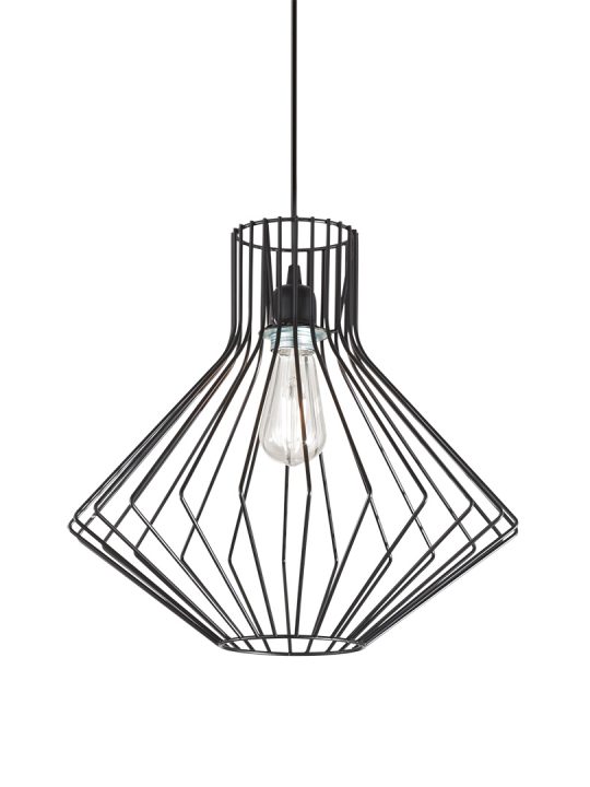 IDEAL LUX luster AMPOLLA-4 SP1 NERO - 167497