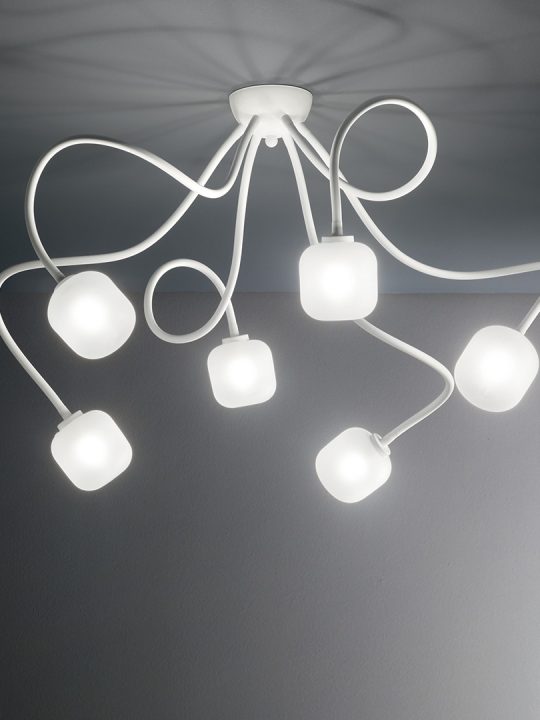 IDEAL LUX plafonjera OCTOPUS PL6 BIANCO - 174921