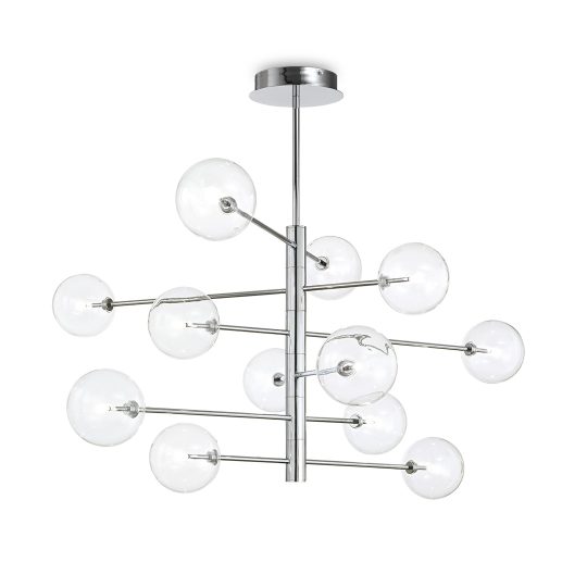 IDEAL LUX luster EQUINOXE SP12 CROMO - 200118