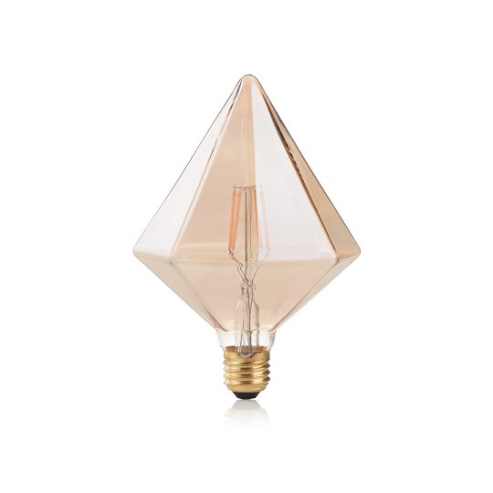 IDEAL LUX sijalica E27 PYRAMID 4W 2200K CRI80 AMBRA - 201276