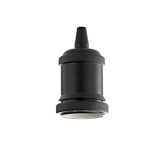 IDEAL LUX pribor PORTALAMPADA E27 GHIERA NERO - 249209