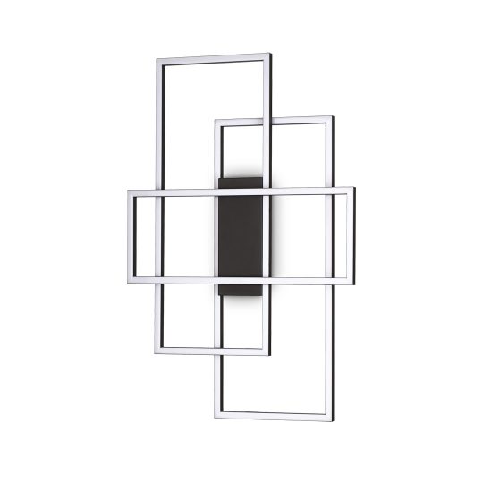 IDEAL LUX plafonjera FRAME PL RETTANGOLO NERO - 270661