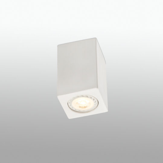 FARO SVEN SK Bela kvadratna plafonska lampa - 63269